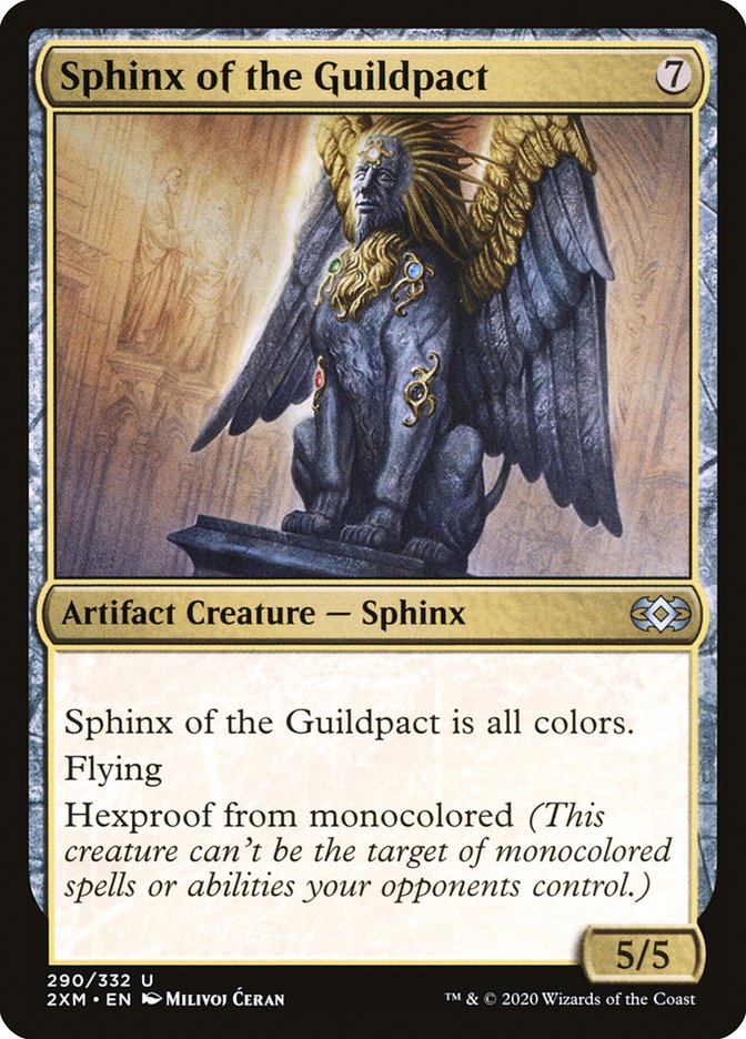 Sphinx of the Guildpact - (Foil): Double Masters