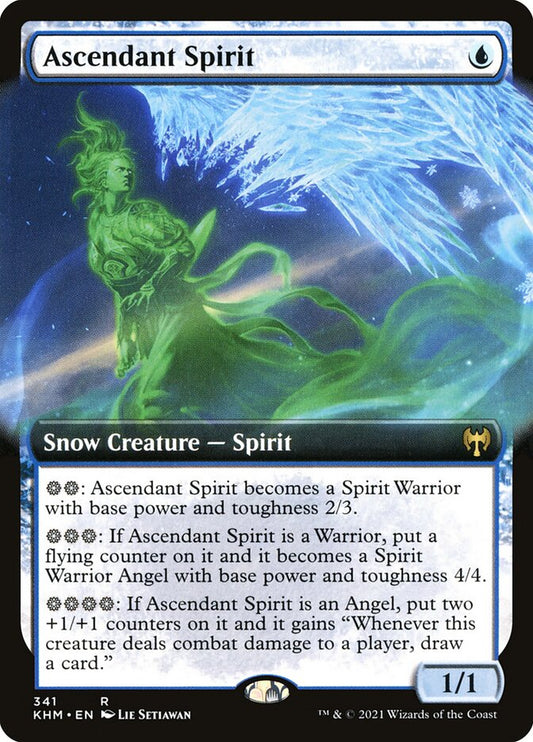 Ascendant Spirit (Extended Art): Kaldheim