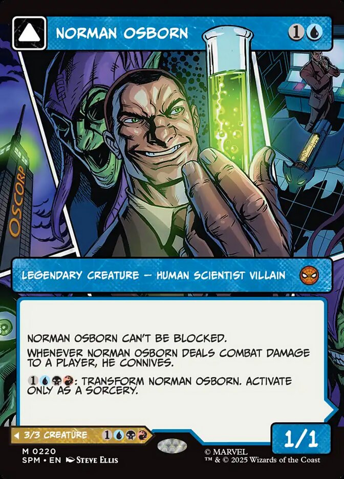 Norman Osborn // Green Goblin (#220) (Showcase) - (Foil): Marvel's Spider-Man