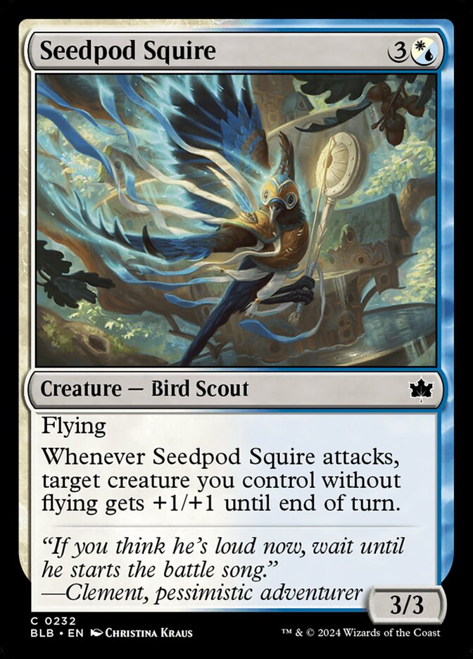 Seedpod Squire - (Foil): Bloomburrow
