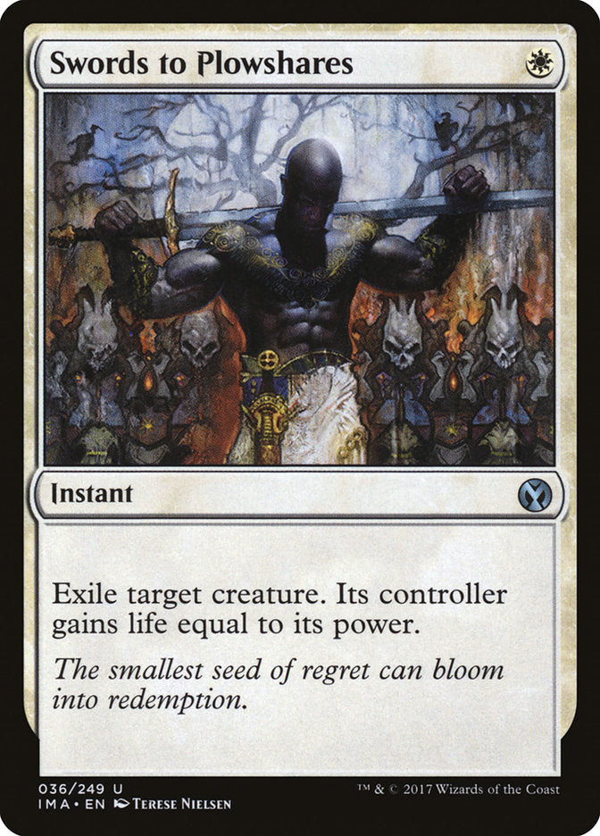 Swords to Plowshares - (Foil): Iconic Masters