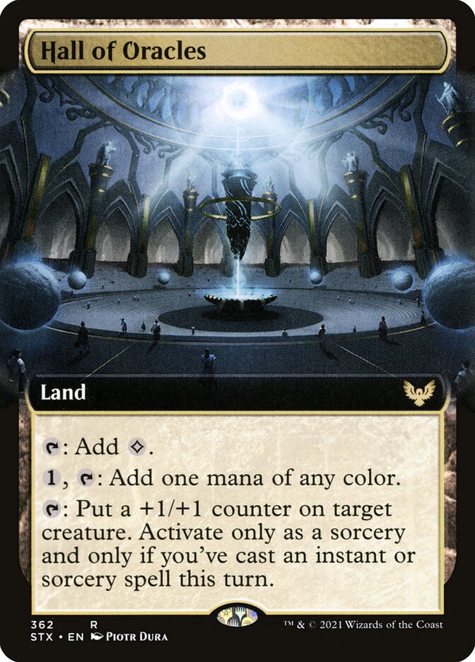 Hall of Oracles (Extended Art) - (Foil): Strixhaven: School of Mages