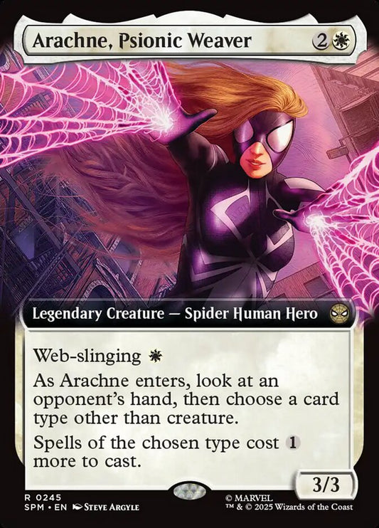Arachne, Psionic Weaver (Extended Art) - (Foil): Marvel's Spider-Man