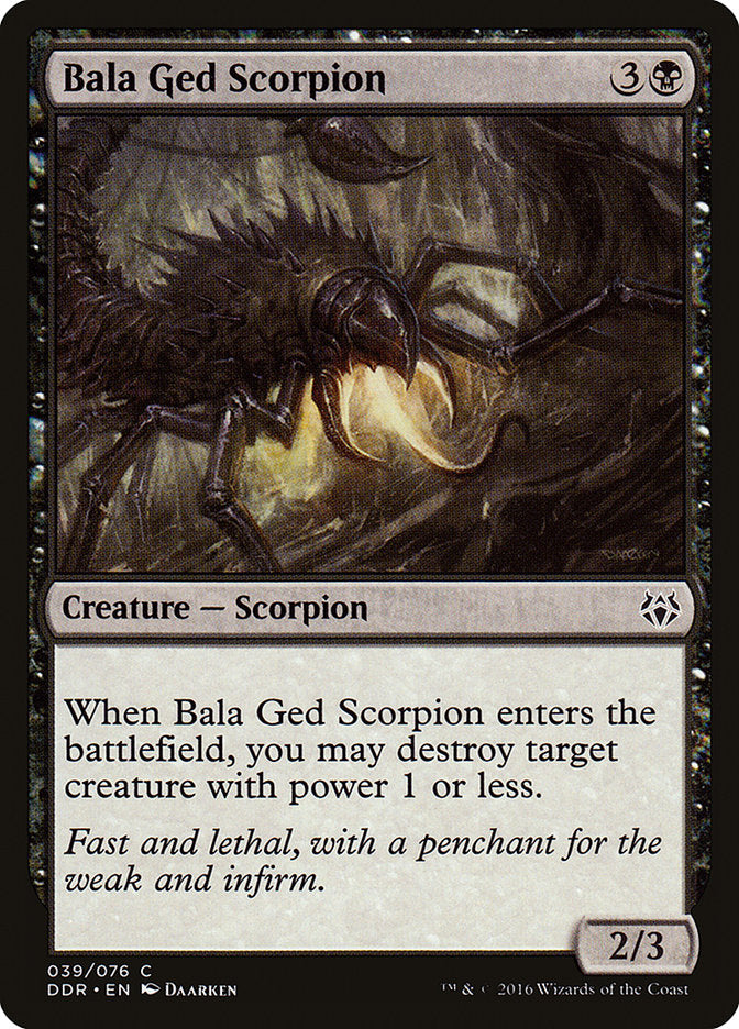 Bala Ged Scorpion: Duel Decks: Nissa vs. Ob Nixilis