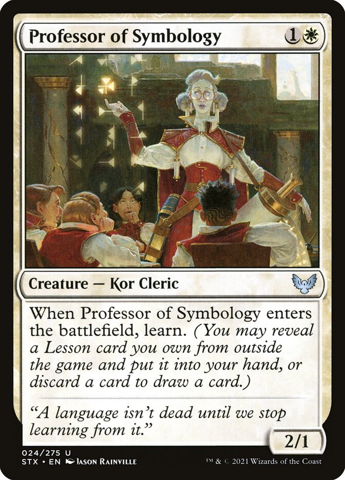 Professor of Symbology - (Foil): Strixhaven: School of Mages