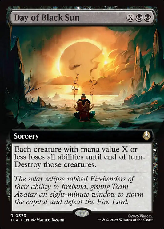 Day of Black Sun (Extended Art) - (Foil): Avatar: The Last Airbender