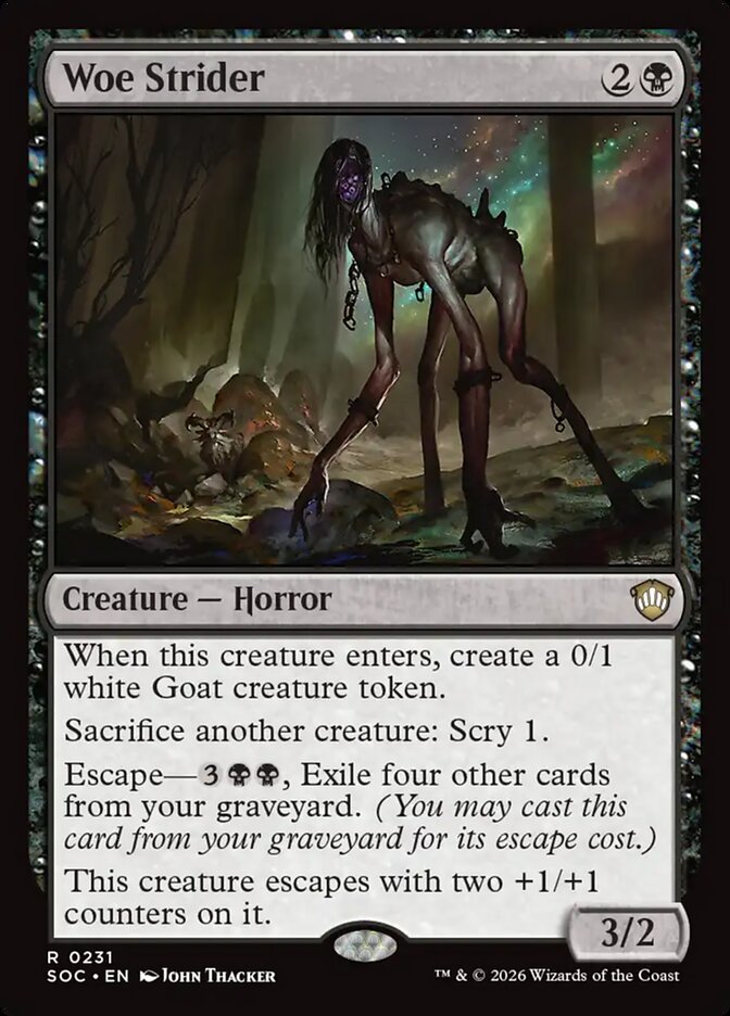 Woe Strider: Secrets of Strixhaven Commander
