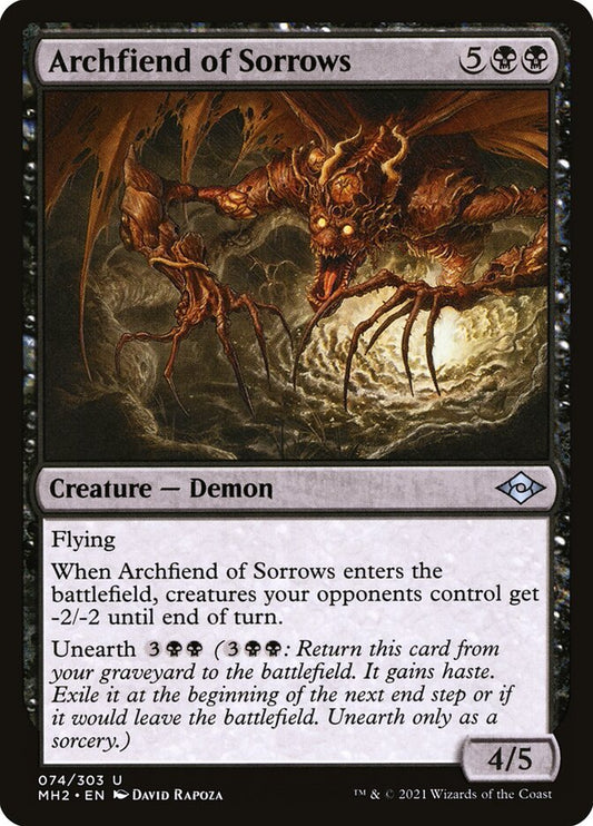 Archfiend of Sorrows - (Foil): Modern Horizons 2