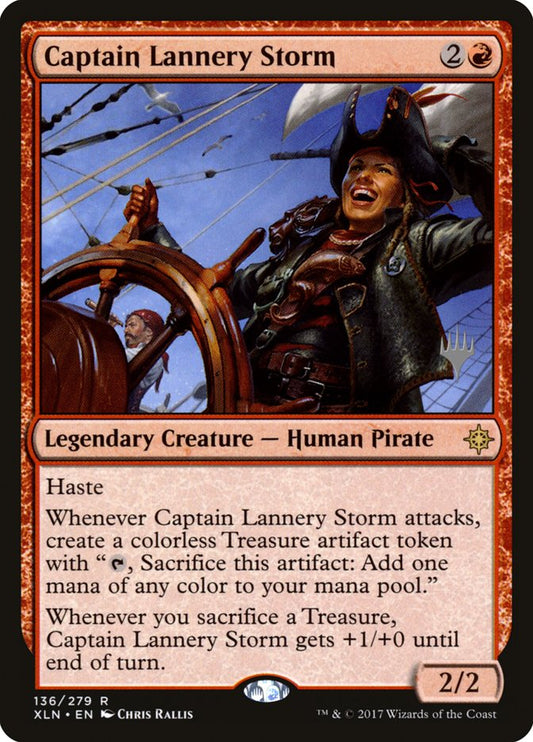 Captain Lannery Storm (Promo Pack) (Ixalan) - (Foil): Ixalan Promos