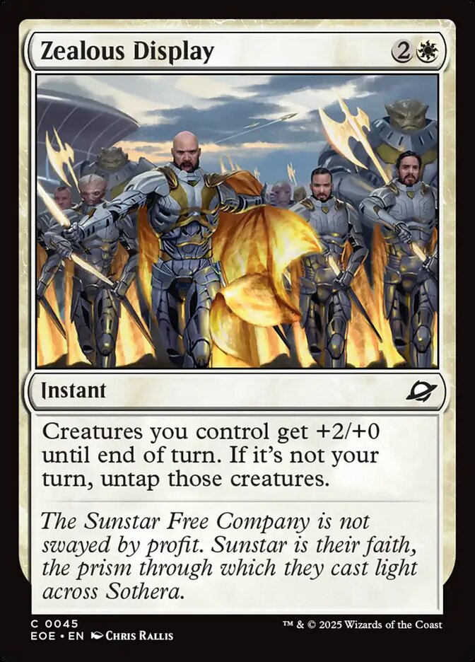 Zealous Display: Edge of Eternities