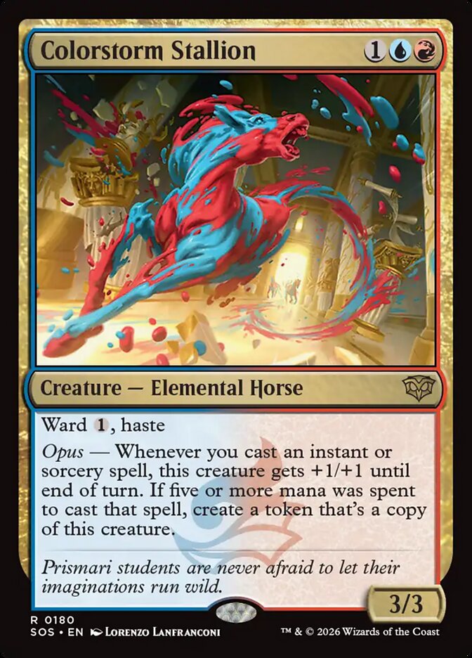 Colorstorm Stallion: Secrets of Strixhaven