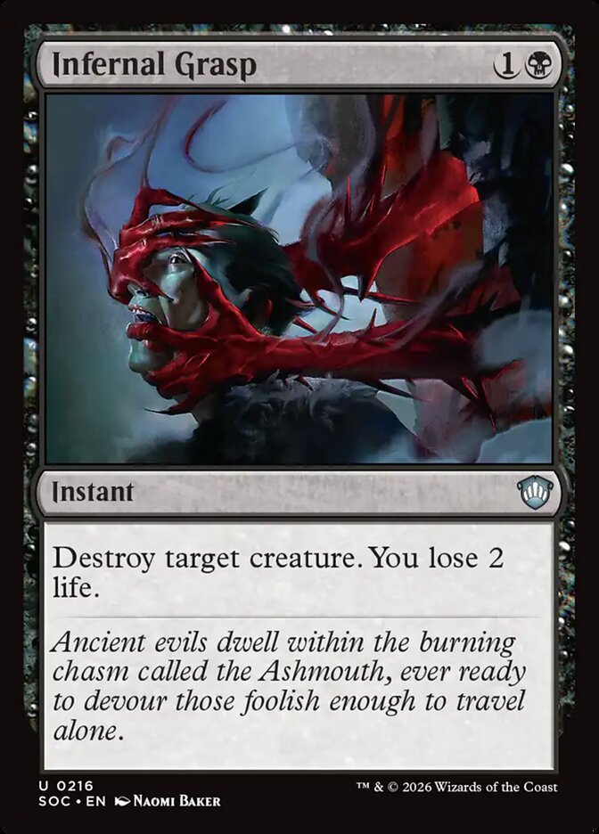 Infernal Grasp: Secrets of Strixhaven Commander