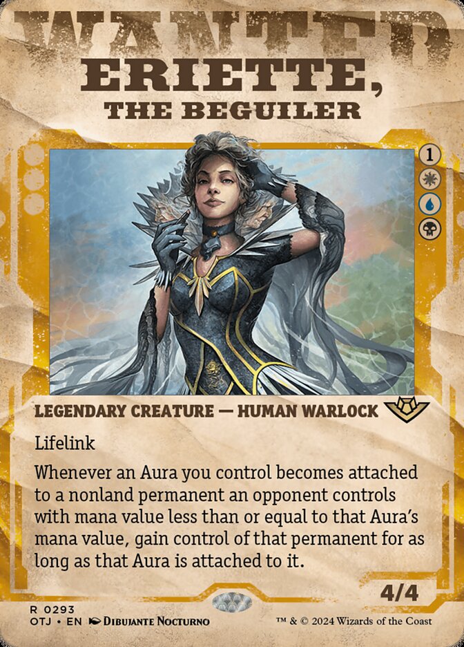 Eriette, the Beguiler (Showcase) - (Foil): Outlaws of Thunder Junction