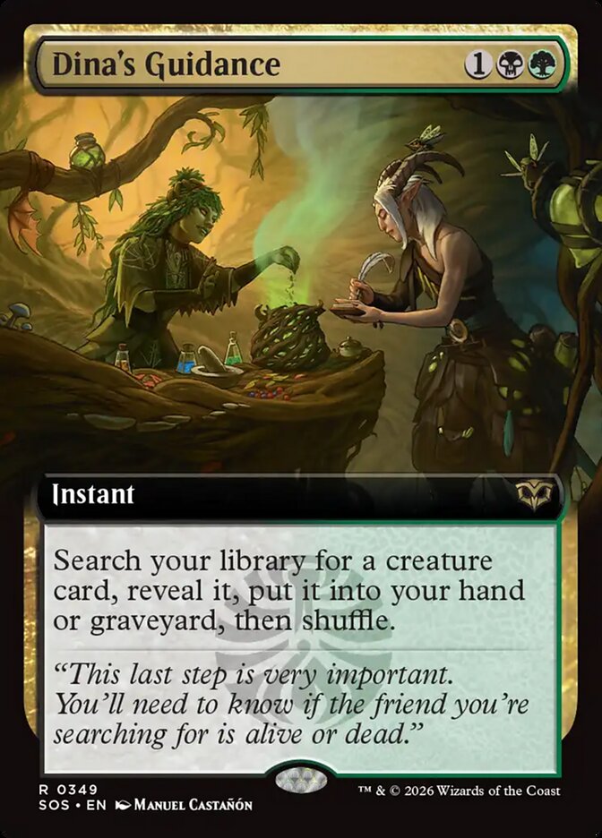Dina's Guidance - (Foil): Secrets of Strixhaven