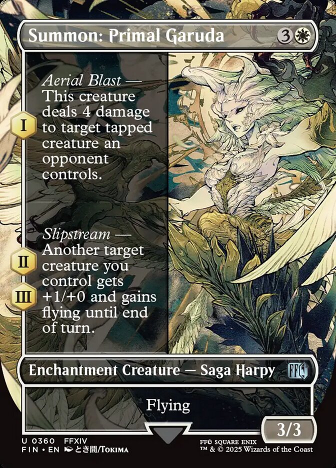 Summon: Primal Garuda (Borderless): Final Fantasy