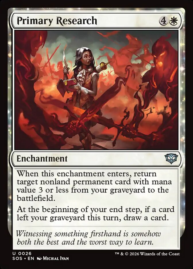 Primary Research - (Foil): Secrets of Strixhaven