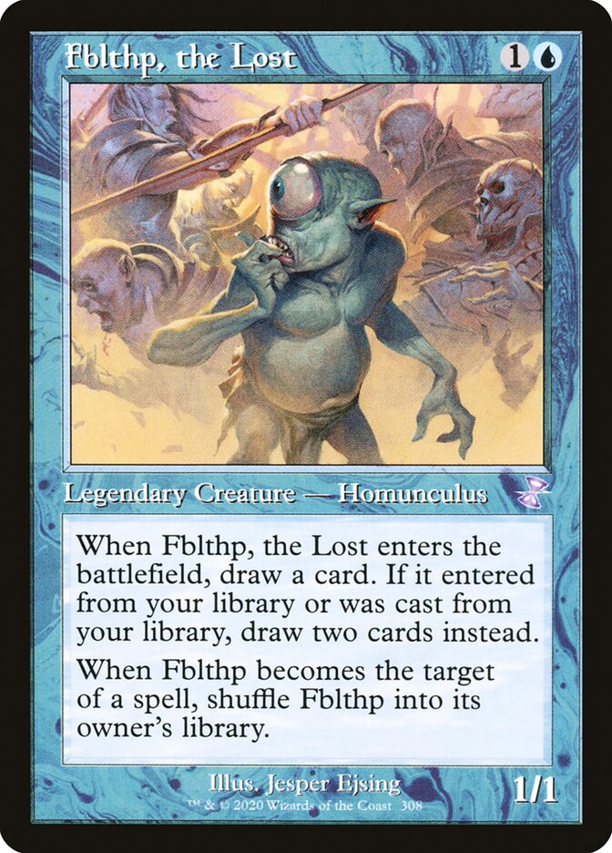 Fblthp, the Lost (Retro Frame) - (Foil): Time Spiral Remastered