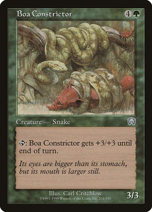 Boa Constrictor - (Foil): Mercadian Masques