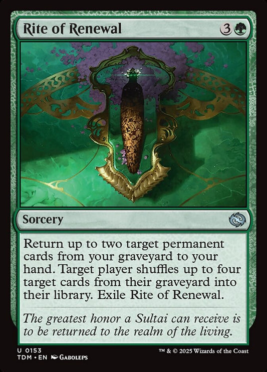 Rite of Renewal: Tarkir: Dragonstorm