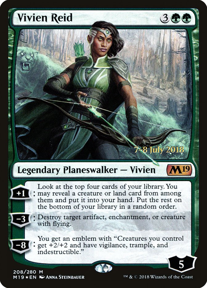 Vivien Reid (Prerelease) (Core Set 2019) - (Foil): Core Set 2019 Promos