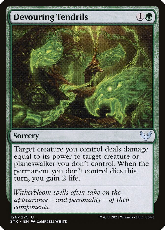 Devouring Tendrils - (Foil): Strixhaven: School of Mages