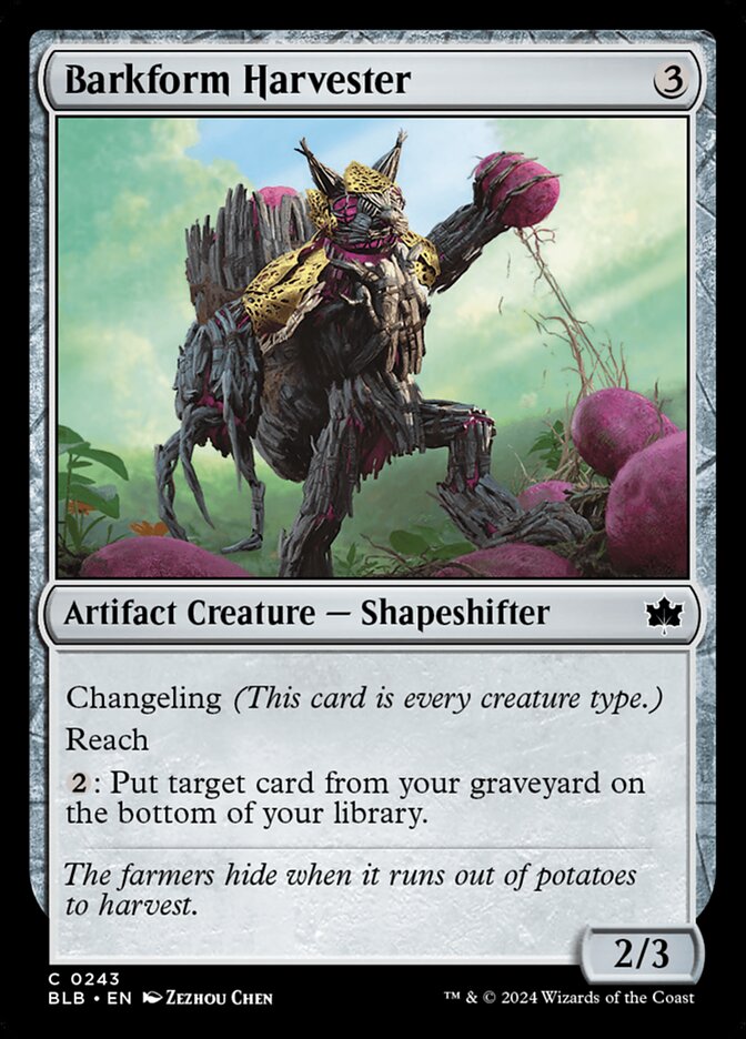 Barkform Harvester - (Foil): Bloomburrow