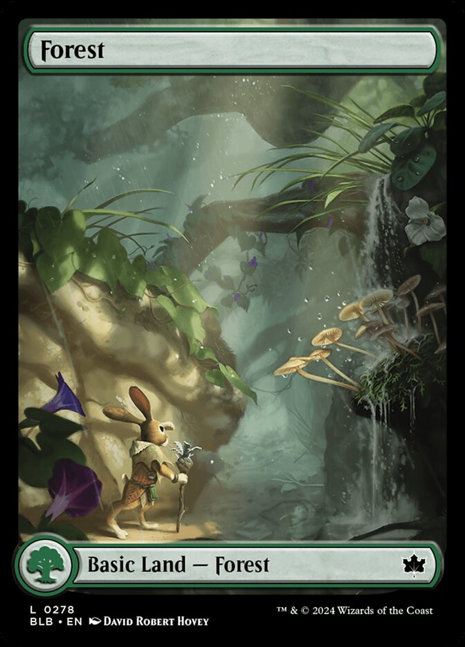 Forest (#278) (Full Art) - (Foil): Bloomburrow