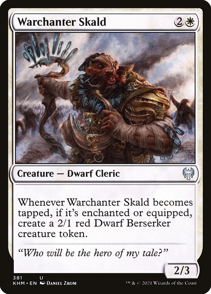 Warchanter Skald - (Foil): Kaldheim