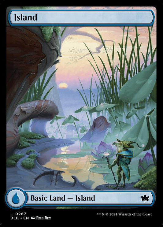 Island (#267) (Full Art): Bloomburrow