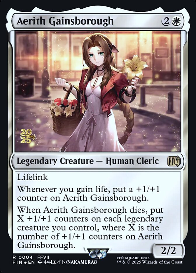 Aerith Gainsborough (Prerelease) (FINAL FANTASY) - (Foil): Final Fantasy Promos