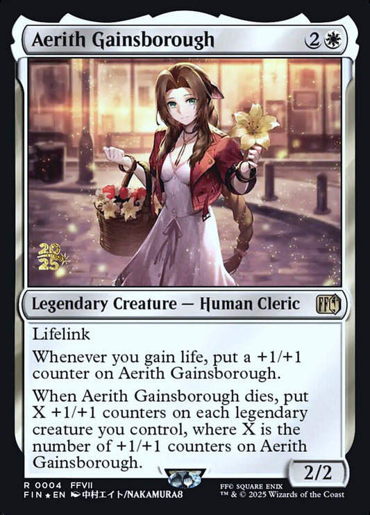 Aerith Gainsborough (Prerelease) (FINAL FANTASY) - (Foil): Final Fantasy Promos