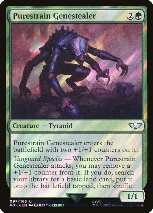 Purestrain Genestealer - (Foil): Warhammer 40,000 Commander