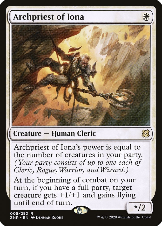 Archpriest of Iona - (Foil): Zendikar Rising