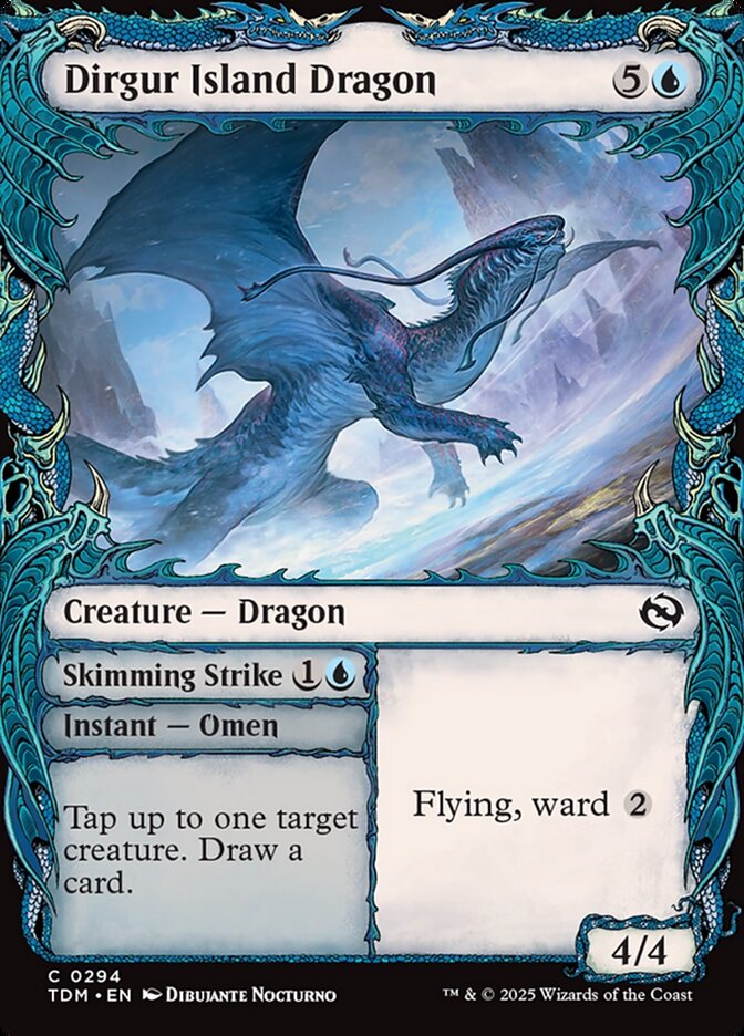 Dirgur Island Dragon // Skimming Strike (Showcase): Tarkir: Dragonstorm