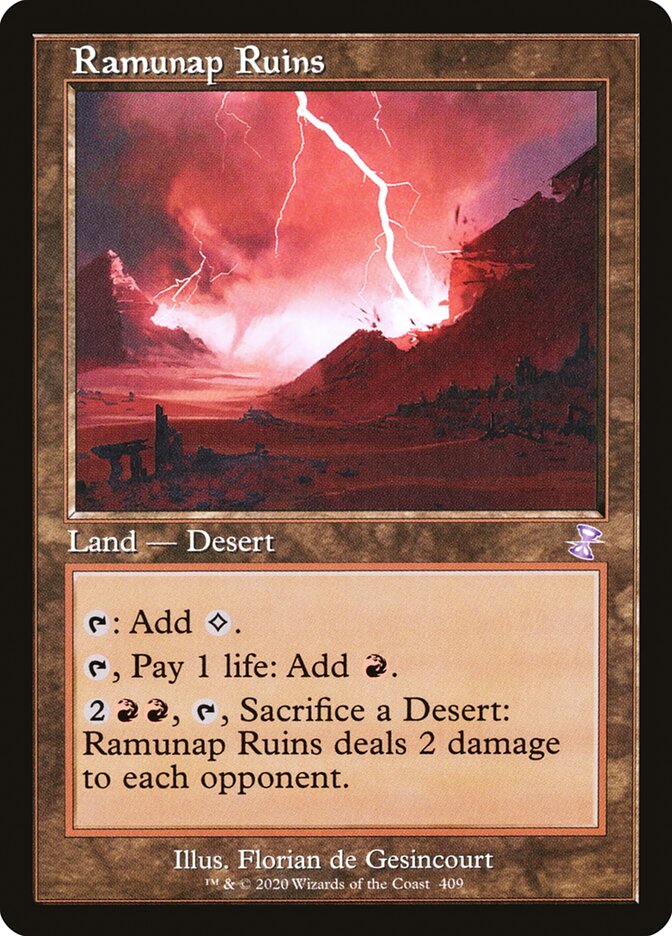 Ramunap Ruins (Retro Frame) - (Foil): Time Spiral Remastered