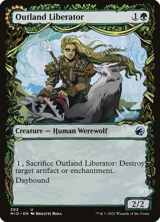 Outland Liberator // Frenzied Trapbreaker (Showcase): Innistrad: Midnight Hunt
