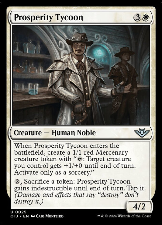 Prosperity Tycoon - (Foil): Outlaws of Thunder Junction