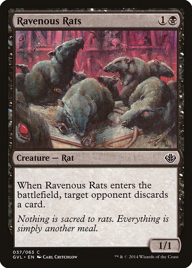 Ravenous Rats: Duel Decks Anthology: Garruk vs. Liliana