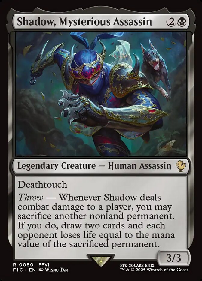 Shadow, Mysterious Assassin: Final Fantasy Commander