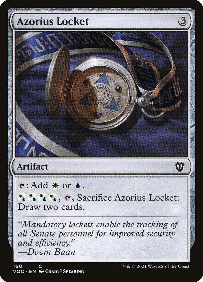 Azorius Locket: Crimson Vow Commander