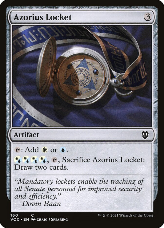 Azorius Locket: Crimson Vow Commander