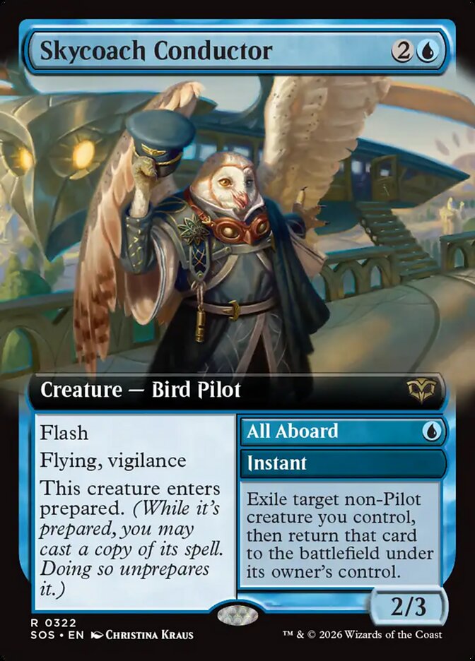 Skycoach Conductor // All Aboard: Secrets of Strixhaven