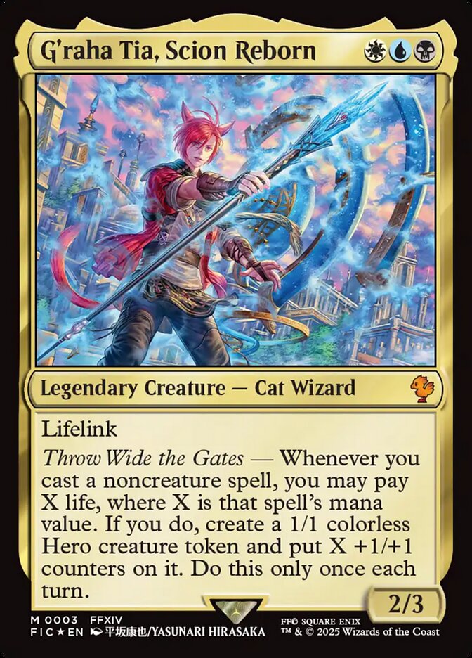 G'raha Tia, Scion Reborn - (Foil): Final Fantasy Commander