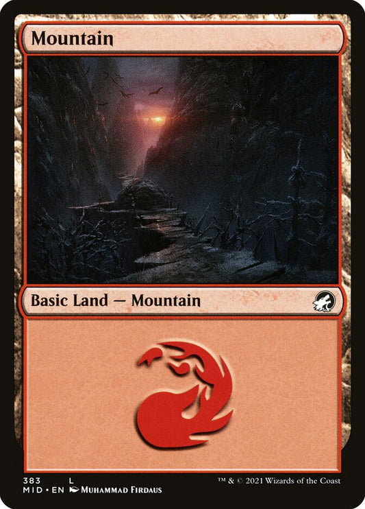 Mountain (#383): Innistrad: Midnight Hunt