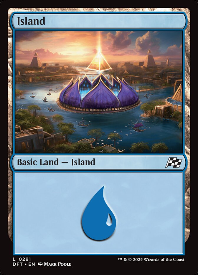 Island (#281) - (Foil): Aetherdrift