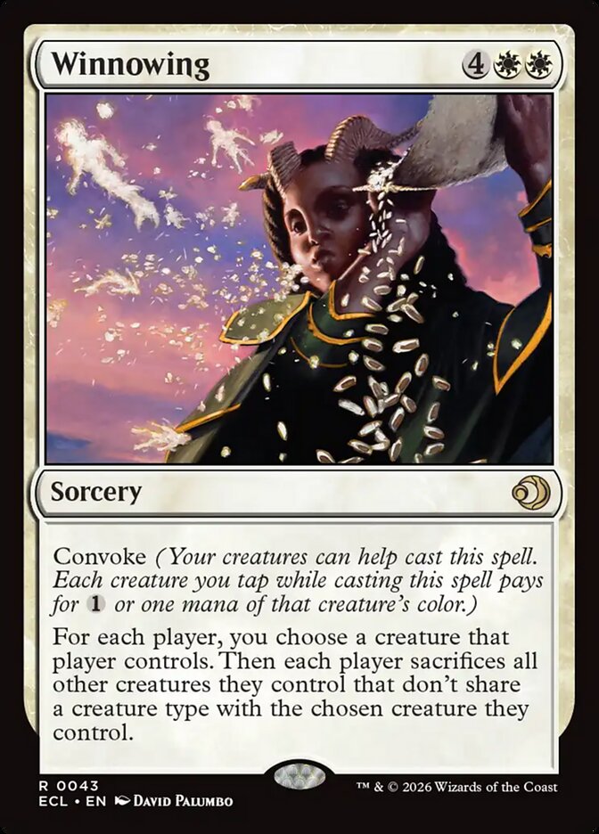 Winnowing - (Foil): Lorwyn Eclipsed