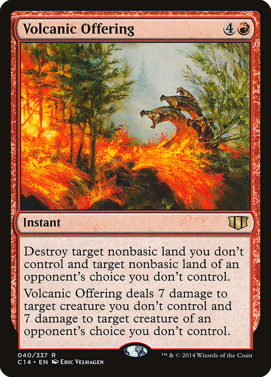 Volcanic Offering: Commander 2014