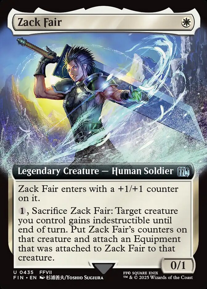 Zack Fair (Extended Art) - (Foil): Final Fantasy