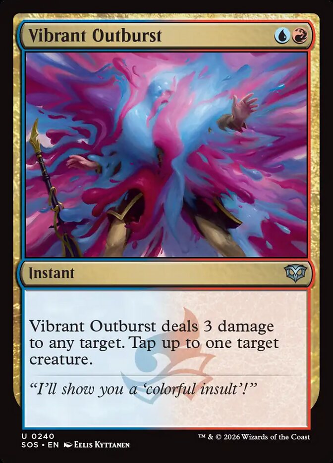 Vibrant Outburst - (Foil): Secrets of Strixhaven