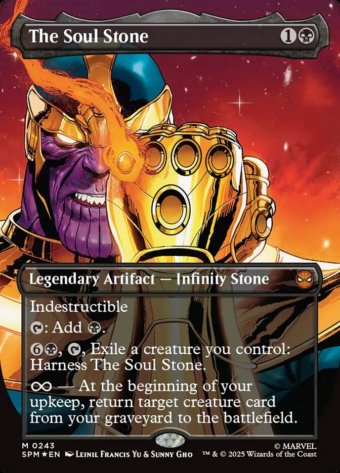 The Soul Stone (Borderless) - (Foil): Marvel's Spider-Man
